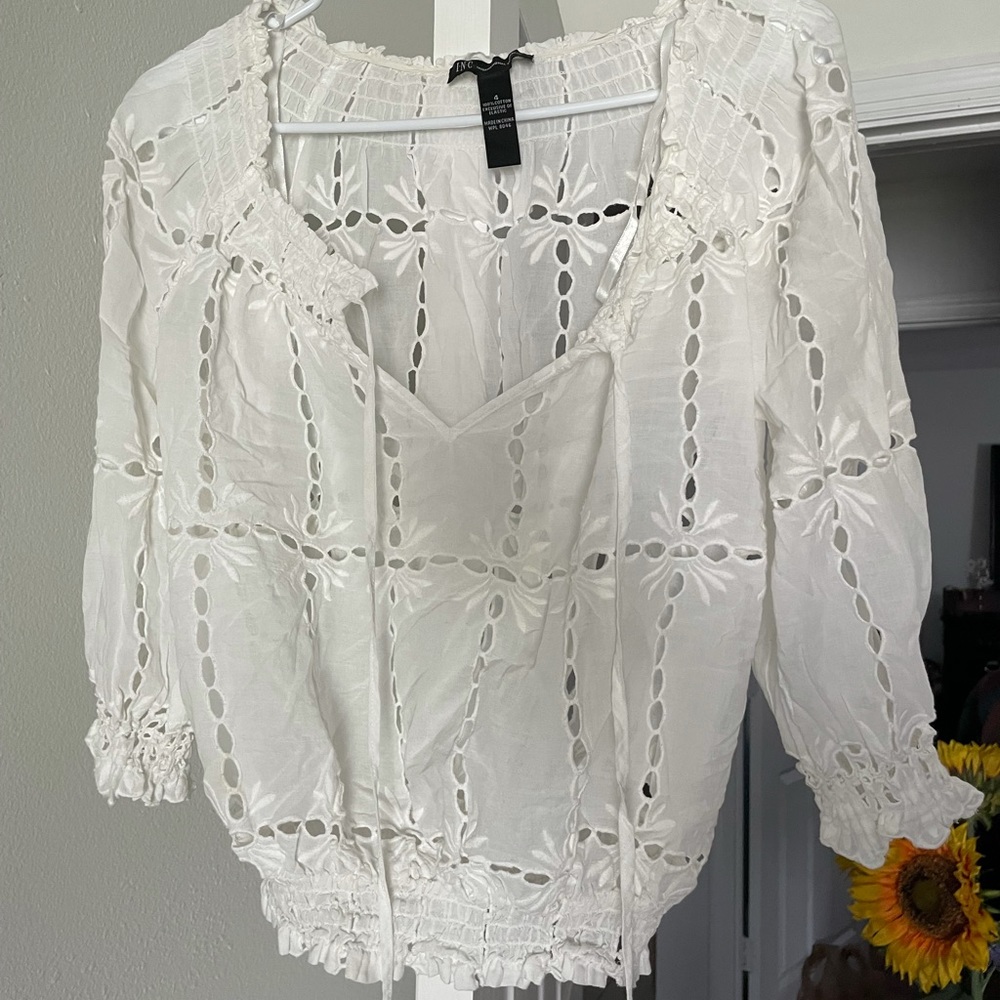 INC White Blouse
